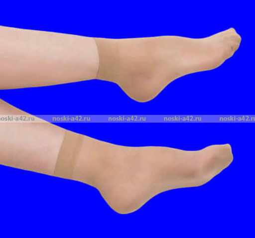 Цена за 5 пар.Dover (E.S.S.) носки капрон женские Elegante натурал