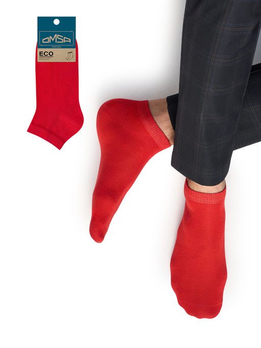 (Omsa) Eco 402 Colors нос.муж., эконом, короткие  фото 4