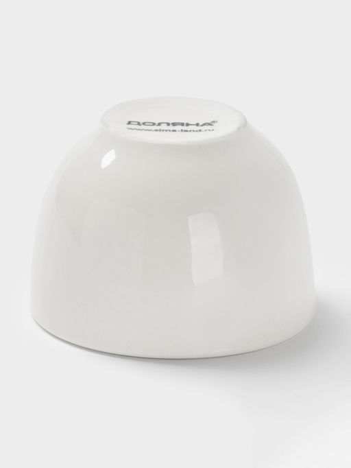Соусник Доляна White Label, 120 мл, d=7 см, фарфор, белый