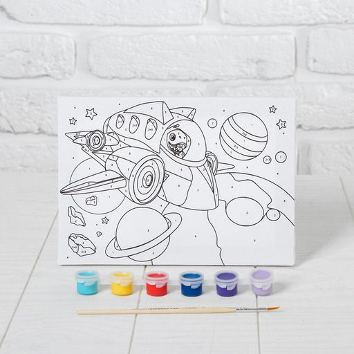 Картина по номерам Космические приключения 2115 см - Школа талантов фото 3