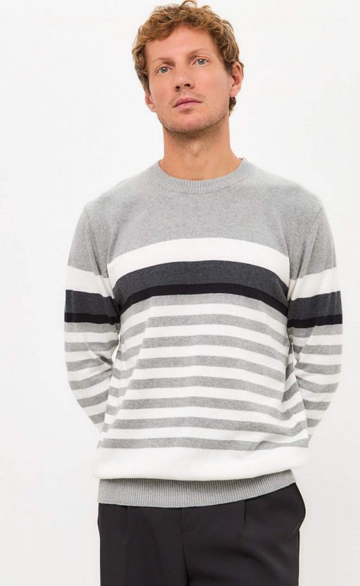 Джемпер F421-1549 grey melange - Fine joyce фото 7