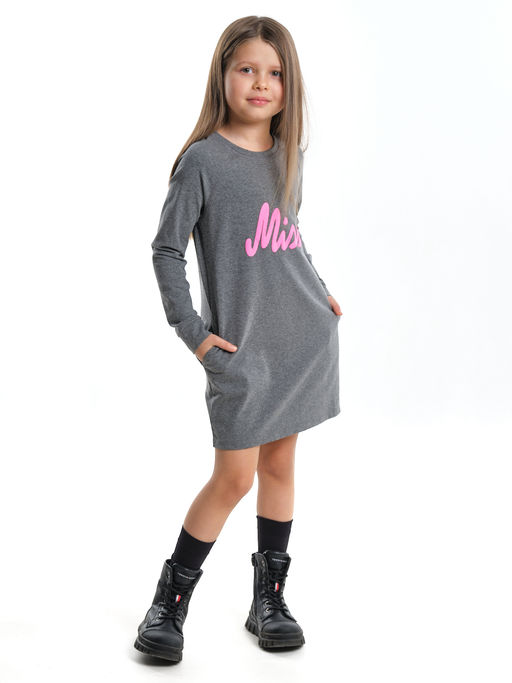 Платье с принтом UD 2734 графит - Mini maxi фото 4