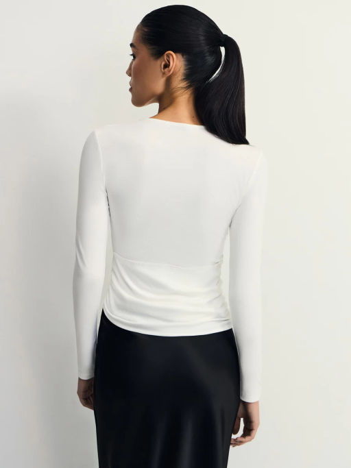 Лонгслив с декоративным узлом / Zarina фото 5