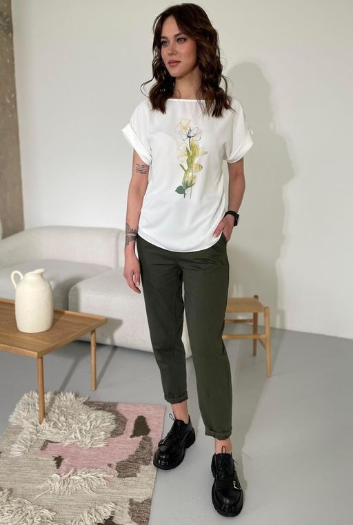 Топ Rumoda 2114 белый  фото 2