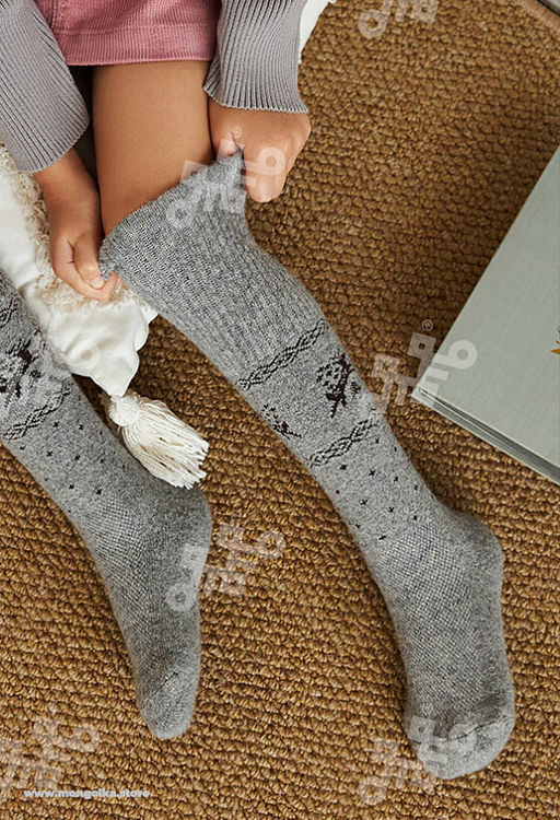 Гольфы детские из монгольской шерсти (арт. 02114) - Тод оймс ххк фото 6