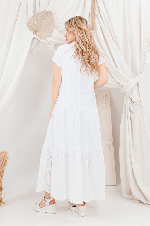 Платье AMORI 9677 молоко  фото 2