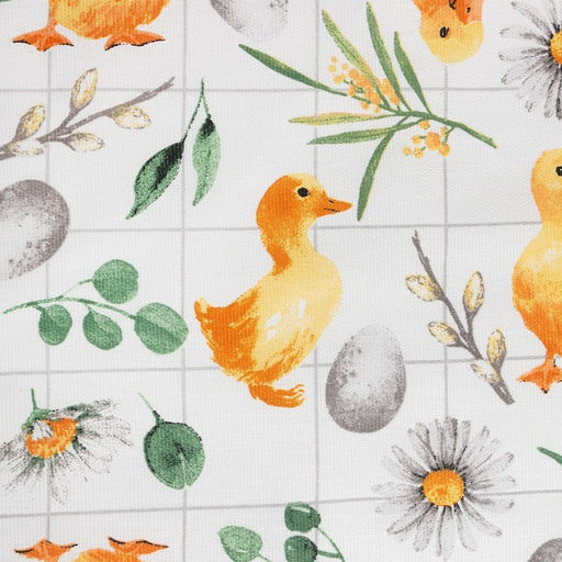 Скатерть Доляна Duckling 149х180 см, 100% хл, рогожка 164 г/м2  фото 13