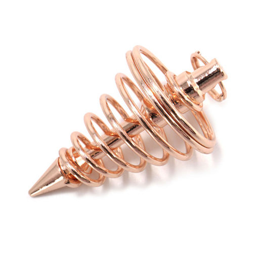 Маятник для биолокации Медный металлический профессиональный конус 5см