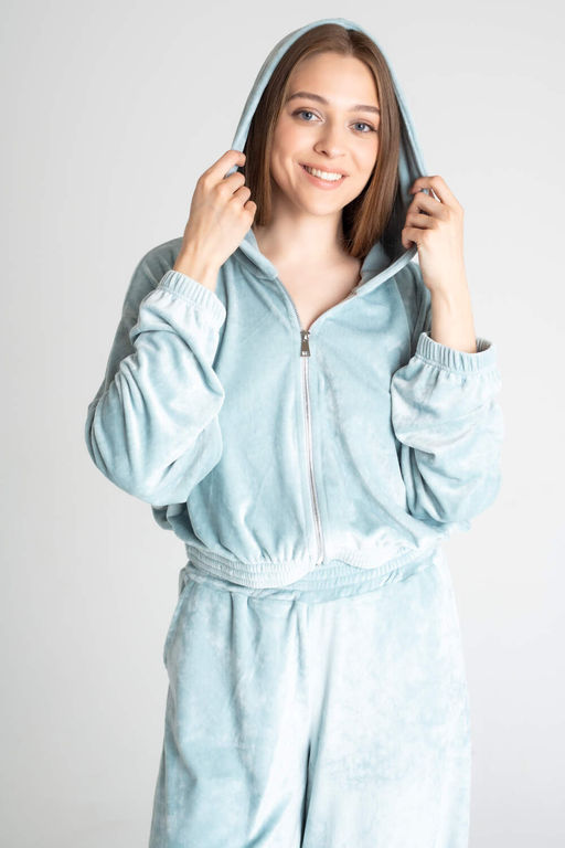 Комплект ПРЕМИУМ ВЕЛЮР оверсайз на молнии - Knitka wear фото 6