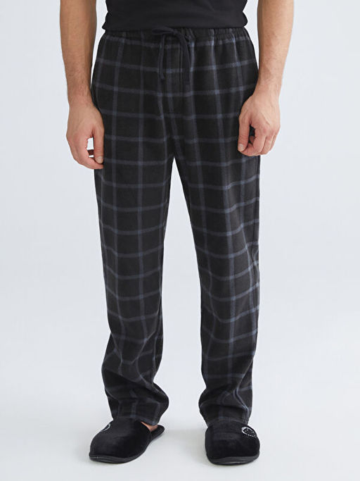 Standart Kal?p Ekose Erkek Pijama Alt