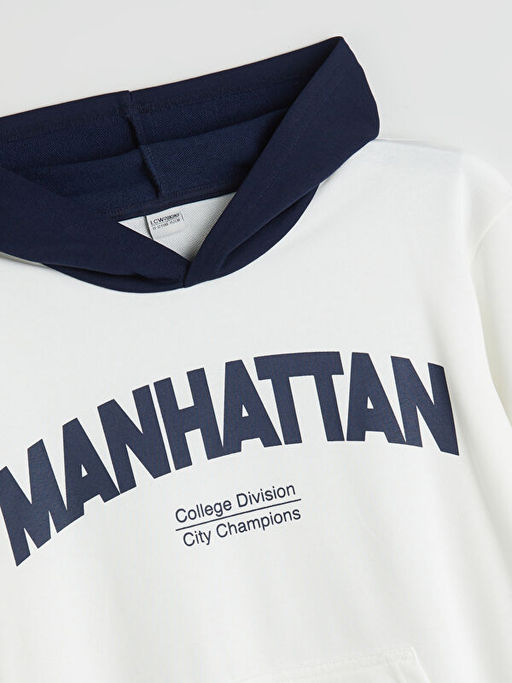 Kap??onlu Erkek ?ocuk Sweatshirt