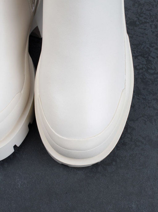 04-M3-L813 BEIGE Ботинки зимние женские (натуральная кожа, натуральный мех)