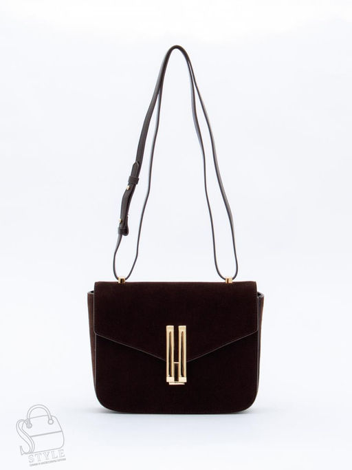 Сумка женская кожаная 1045MF coffee Polina&Eiterou  в Новосибирске