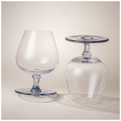 НАБОР БОКАЛОВ ДЛЯ КОНЬЯКА ИЗ 2 ШТ CRAZY BALANCE BLUE 600 МЛ - Lefard фото 3