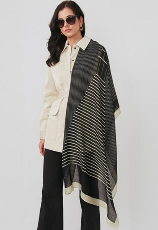 Большой, мягкий, тонкий и очень нежный двусторонний палантин - Tantino фото 16