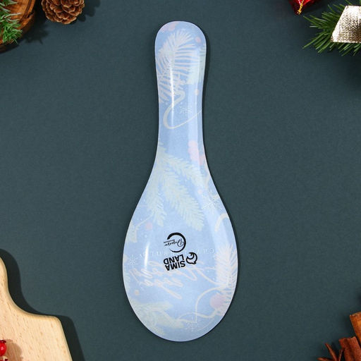 Подарочный набор новогодний Счастливого Нового года: подставка под ложку, лопатка