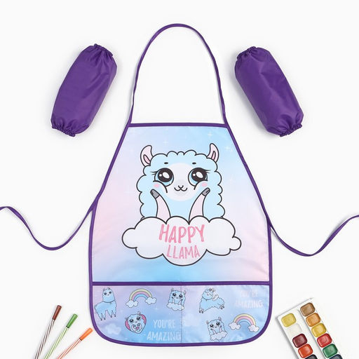 Фартук с нарукавниками детский Этель Лама, 49 х 39 см  фото 6