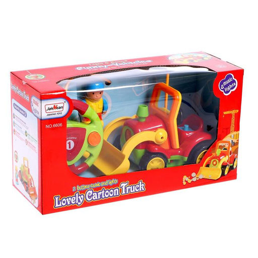 Трактор радиоуправляемый Забавная стройка, работает от батареек, МИКС - Simaland фото 6