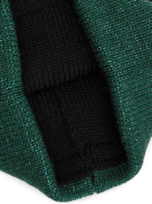 Шапка жен. шерсть+акр LB-BR55035 black/d.green - Labbra фото 48