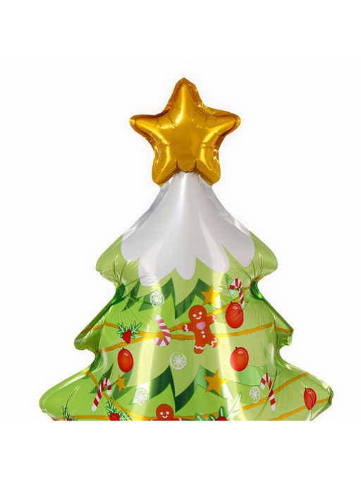 Воздушный шар фольгированный 47" «Новогодняя елочка», под воздух