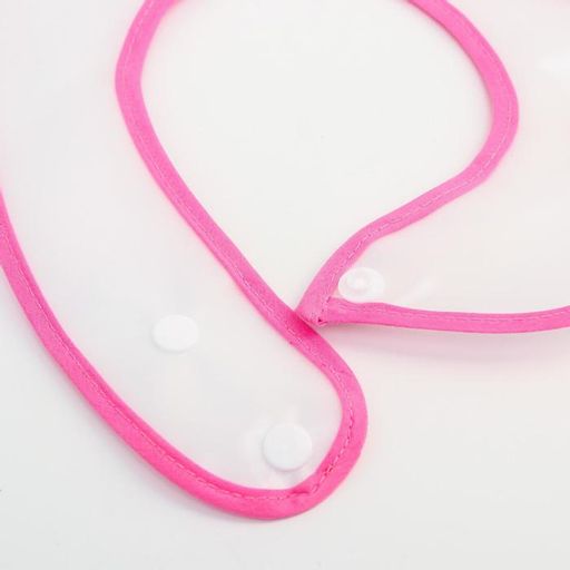 Нагрудник для кормления Пирожное непромокаемый на кнопке, с супер-карманом - Крошка я фото 4