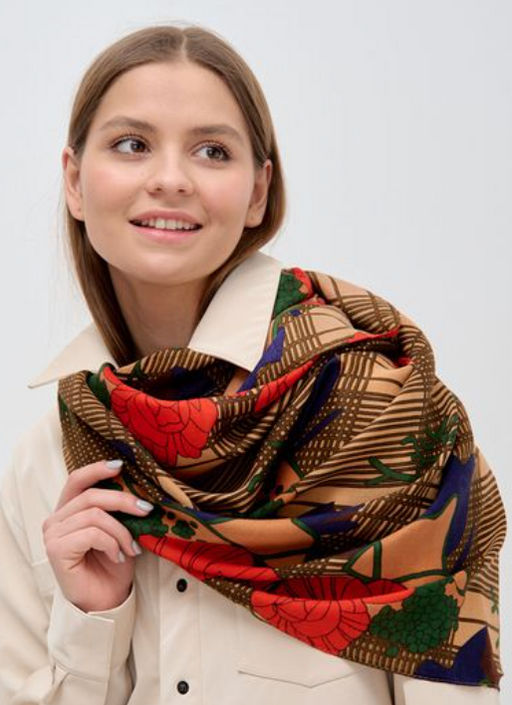 В составе ШЕРСТЬ Палантин