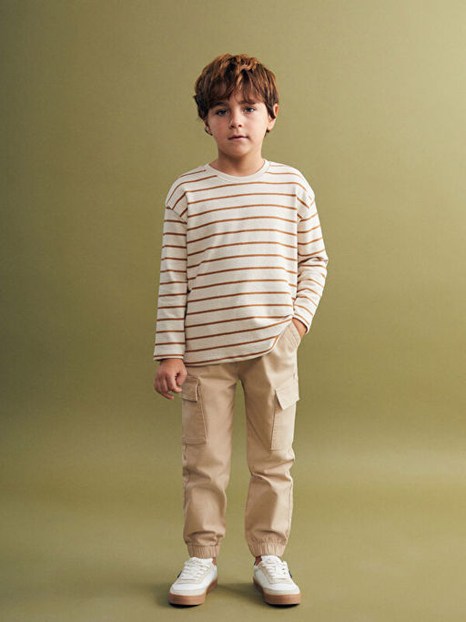 Beli Lastikli Erkek ?ocuk Kargo Jogger Pantolon