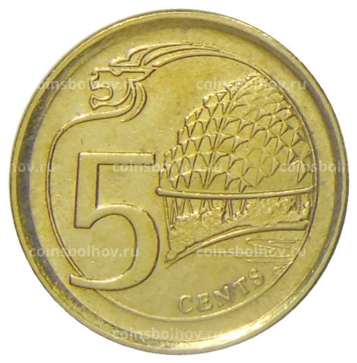 5 центов 2016 года Сингапур