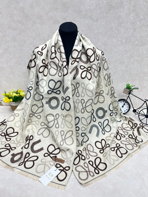 Мягкий палантин из кашемира мультицвет