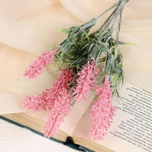 Цена за 2 шт. Букет искусственный Кипрей, с напылением, h=26 см, МИКС