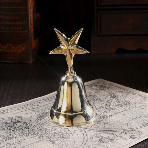 Колокольчик «Звезда», 6.5×6.5×12.5 см, латунь