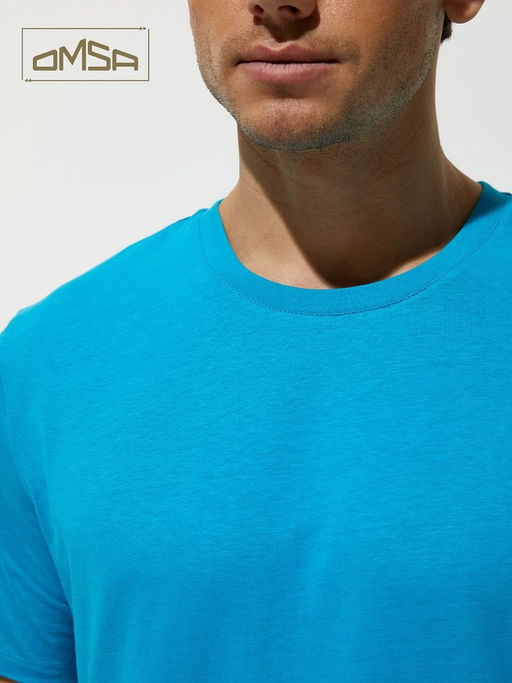 OmT U 1201 Фуфайка (футболка) COTTON - turchese - Omsa фото 6