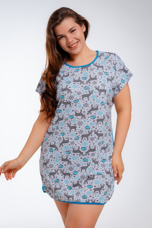 Туника женская Социал голубой - Амадэль фото 12