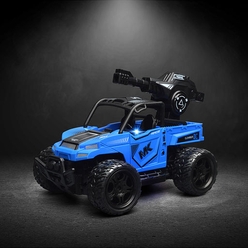 Машина с водяной пушкой, р/у, увет синий, 27 MGz, в коробке