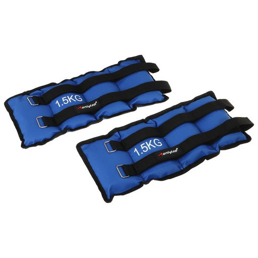 Утяжелители ONLYTOP, 2 шт. × 1.5 кг, цвет синий