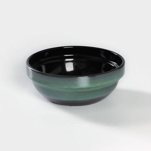 Тарелка Хорекс Verde notte, 600 мл, d=15.5 см, фарфор, бирюзовая