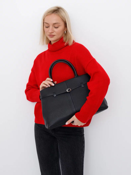 Сумка 8018-2S black Velina Fabbiano-Safenta