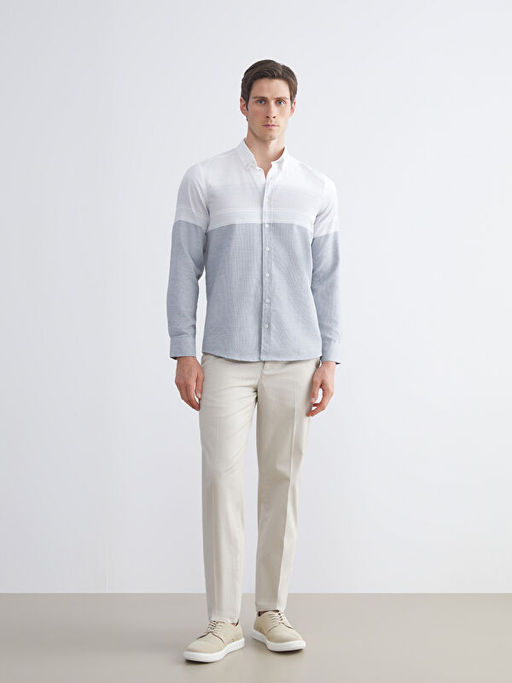 Regular Fit Uzun Kollu Arm?rl? Erkek G?mlek