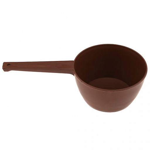 Ковш пластмассовый 1л, д15см, h8см, хозяйственный, усиленный, ударопрочный, полипропилен, черный (Россия) - Домашняя мода фото 7