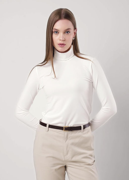 CLE Водолазка жен. 356884рв молочный - Clever wear фото 2