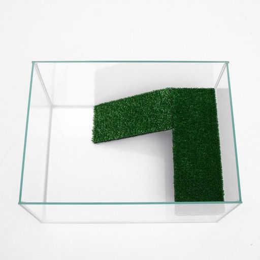 Террариум для черепах 25 литров, без крышки с полкой и лесенкой, 40 х 29 х 22 см - Пижон фото 4