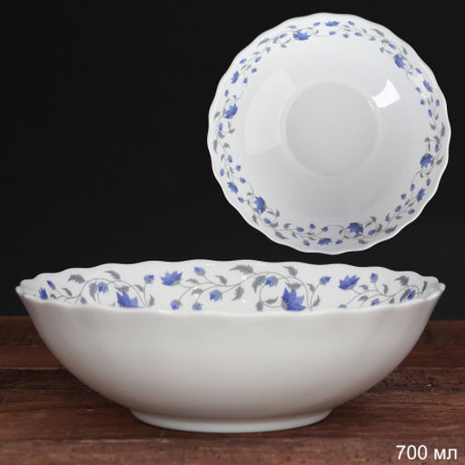 Салатник 700 мл 175 мм / HKW70 (14093) /уп 48/ Васильки