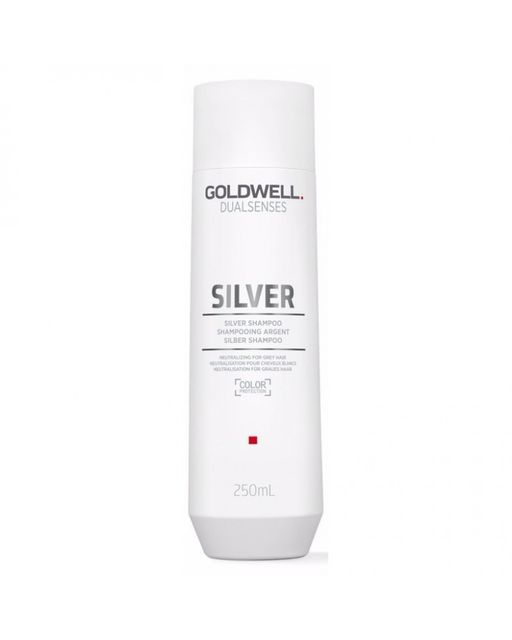 Gоldwell dualsenses silver шампунь корректирующий для седых и светлых 250 мл