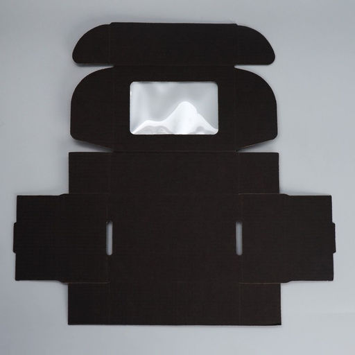 Цена за 5 шт. Коробка сборная с окном Черный24х8х16 см - Дарите счастье фото 5