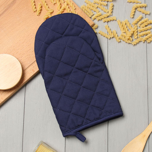 Варежка-прихватка Этель Kitchen цв.синий, 15х28см,саржа, 100% х/л  фото 2