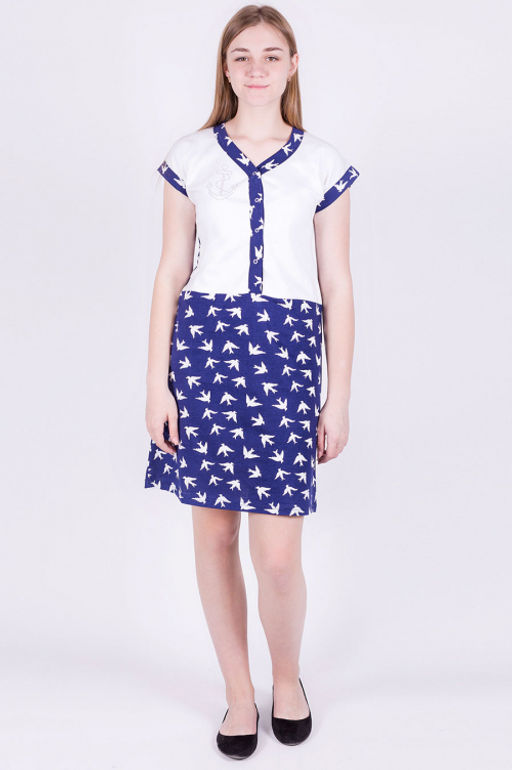 Арт. 629 Туника 46-52 (4 шт) Цвет:ассорти - Калинка фото 2