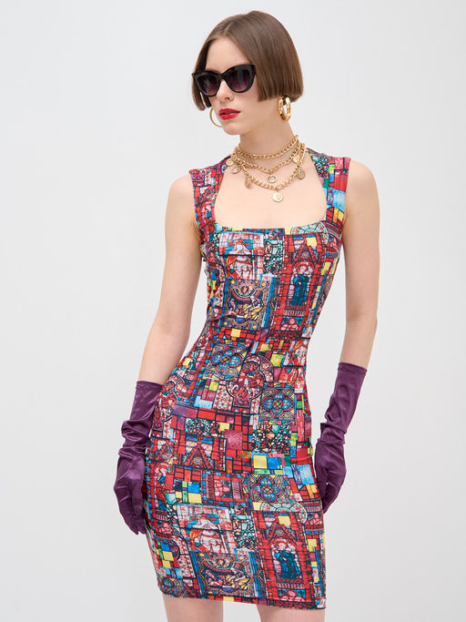 Платье с вырезом каре OD-634-1 - Tantino фото 2