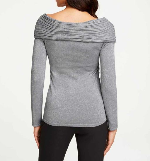 Пуловер, серебристый - Patrizia dini фото 4