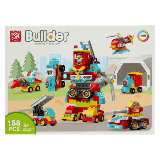 Конструктор «Робот-трансформер», 158 деталей