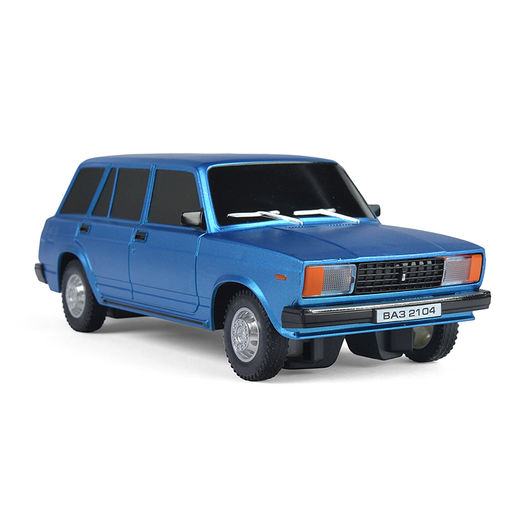 Машина р/у LADA ВАЗ-2104 18 см, (свет, синий) в коробке